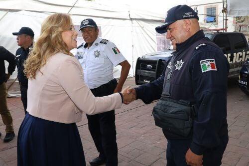 La presidenta municipal Ana Muñiz pone en marcha operativos de seguridad